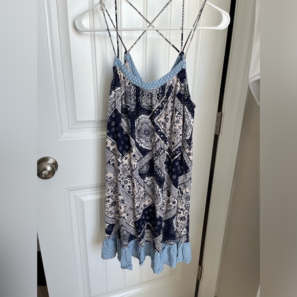 Umgee Mini Floral Flowy Dress - Picture 4 of 6